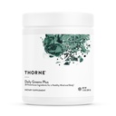 THORNE - Daily Greens Plus - Greens Powder comprehensive cu Matcha, Spirulina, Moringa și Adaptogen, Mushroom și antioxidant Blends - Refreshing, Aromă de mentă 7.2 Oz - 30 Servings