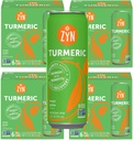 ZYN Turmeric Wellness Drink (24 Pack), Mango Lychee aroma Turmeric Curcumin Drink with Black Pepper, No Added Sugar, Low Carb & Low Calorie Drink, Clean Alternative