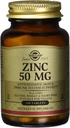 Solgar Zinc 50 Mg, 100 comprimate - Zinc pentru piele sanatoasa, sistem imunitar si suport antioxidant- 100 Serviri, 100 Conte (Pachet de 12)