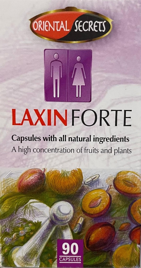 Laxin Forte Regular Bowel Mişcarea 90 Capsule Kosher