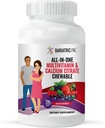 BariatriciPal "All-in-ONE Multivitamine masticabile cu Citrat de calciu & Fier - Berry mixt (30-Day Supply)