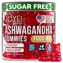 Gumiile Ashwagandha pentru femei si barbati - Gume naturale calm cu extract de root Ashwagandha Vitamina C Zinc - Ashwagandha Suplimentul Herbal pentru somn Stress Balanta - 60 Vegan Sugar Free Chews