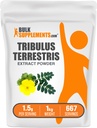 BulkSupplements.com Tribulus Terrestris Extract pulbere - Tribulus Terrestris Suplimente, Herbal Supplement - Gluten gratuit, 1,5g per Serving, 1kg (2,2 lbs) (Pachet de 1)