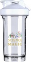 Știință Este ca Magic Dar Real 18 Ounce Shaker Sticluță Drink Mixer Leak-proof Proteine Shakes Masa se agită sticle 500ML/18 Oz Alb