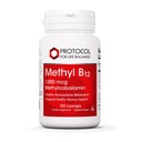 PROTOCOLUL PENTRU BALANCE LIFE Metil B12 1000mcg - Vitamina B12 pentru Homocisteină Metabolism - Suport creier sănătate și sănătate Sistem nervos - Kosher, Halal & Vegan - 100 Lozenges