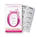 O-Shot (r Vegan vaginal probiotic + prebiotic pentru femei, extract de merișoare, rădăcină de cicoare, pH vaginal, tract urinar, digestie, balonare, non-lapte, non-Glob, gluten gratuit, 30 Vege-Capsules