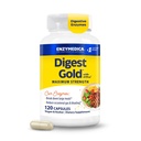 Enzymedica Digest Gold + ATPro, Putere maxima Enzime digestive, Ajuta Digest Mese mari, pentru gaz și balonare, 120 capsule