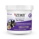Zymox Advanced Enzymatic Ear Wipes for Dogs and Cats - for Dirty, Waxy, Smelly Ears - Premium Force Ear Cleaner Wipes - Non- Iritant - Hypoallergenic - 100 ct