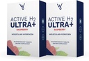 Active H2 Ultra+ comprimat de apă de hidrogen, zmeură naturală. Optimizaţi sănătatea, susţineţi imunitatea şi echilibraţi antioxidanţii cu beneficii de hidrogen molecular 120 Serviri