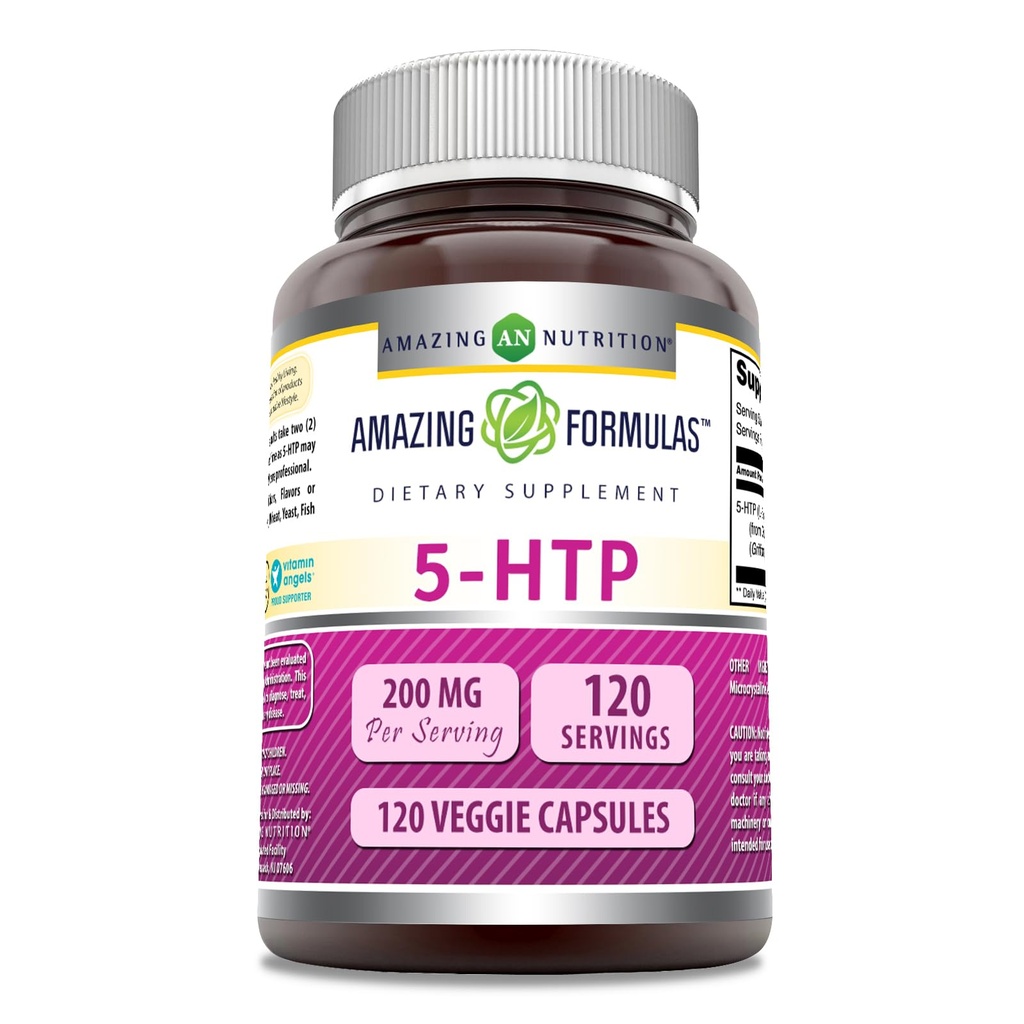 Amazing Formulas 5-HTP (L-5-Hidroxitriptofan) Supliment 