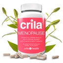 Crila Health Menopause Suplimente pentru femei - 60 CT I Transpirații de noapte și Flashuri fierbinți Menopauza Relief pentru femeile fără estrogen, ingrediente naturale, Reduceți Swings Moods, Oboseală și Blooting