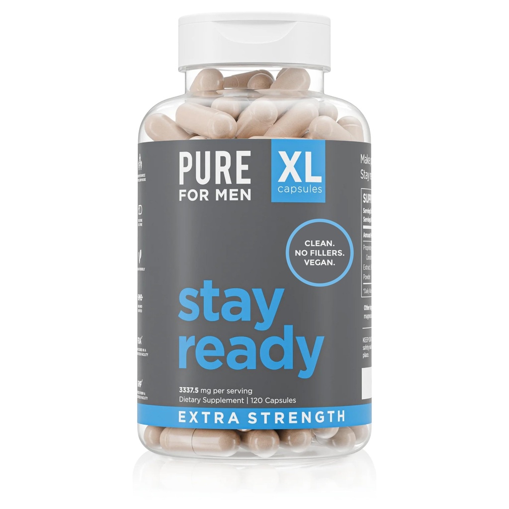 Pure pentru barbati Stay Ready Fiber Extra Putere Supliment 