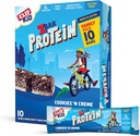 CLIF KID ZBAR - Proteine Granola Baruri - cookie-uri și aroma cremei - Non-GMO - Organic-Lunch Box Snacks (1,27 Ounce Energy Bars, 10 Count)