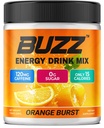 Morning Buzz Energetic Drink Powder - Energizant Boost Drink Mix - Sugar-Free Energy with Antioxidanti - Dimineata Kickstart si Sports Nutrition Endurance Product - 30 Servings, Orange Burst, 8 Ounces