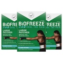 Biofreeze Pain Relief Patches, Artrita Pain Reliver, Genunchi & Lower Back Pack Relief Patch, Sore Muscle Relief, Neck Pain Relief, FSA eligibile, 3 Pack (5 Biofreeze Mentol Patches)