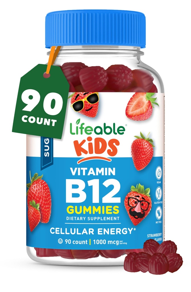 Sugar Free Kids Vitamina B12 Gummies 