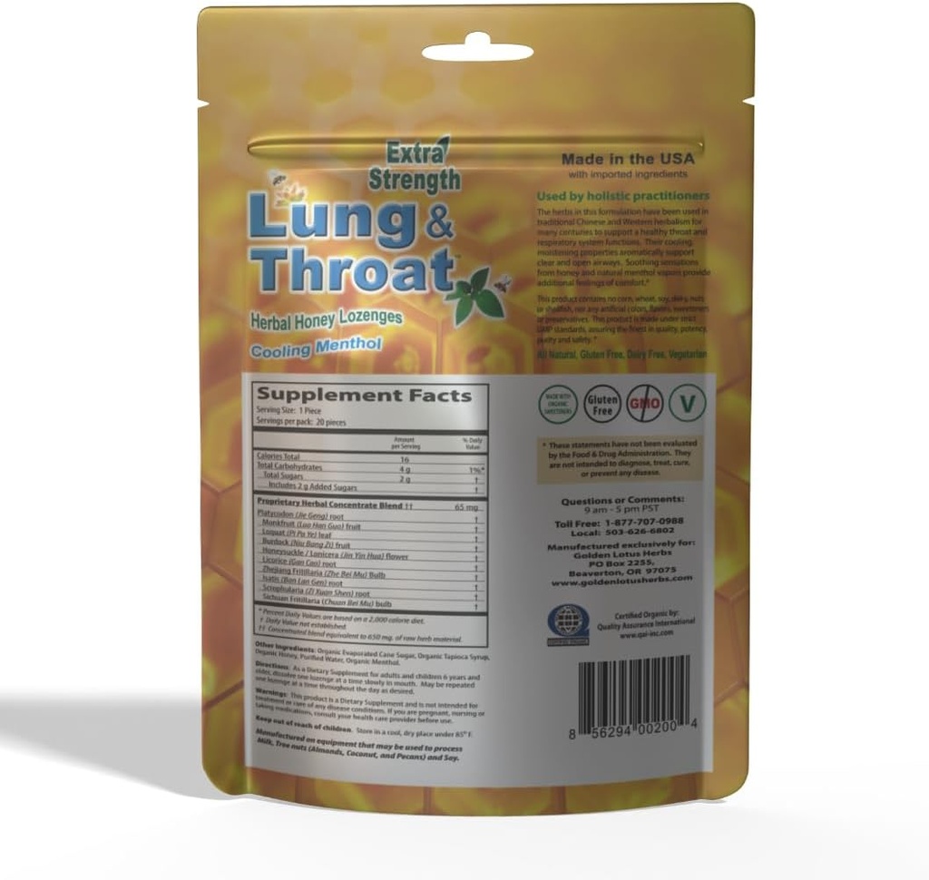 Lung & gât Herbal Lozenges 