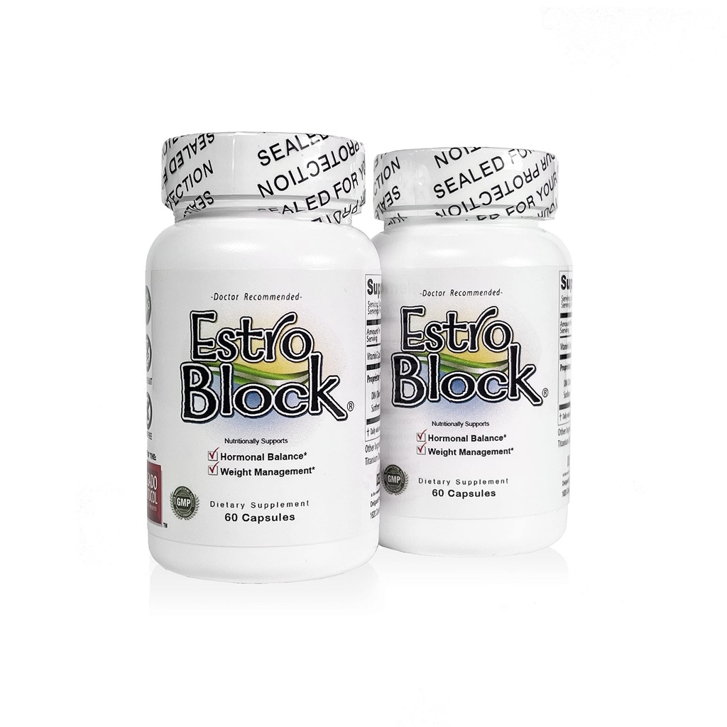 Estroblock - 2-pack 120 capsule Total - DIM & Indole 3-Carbinol pentru Hormon natural echilibru, Acnee - Anti toxic inhibitor de estrogen Aromataza Blocker. Vegan, Soy-Free, Dairy-Free, non-GMO (2)