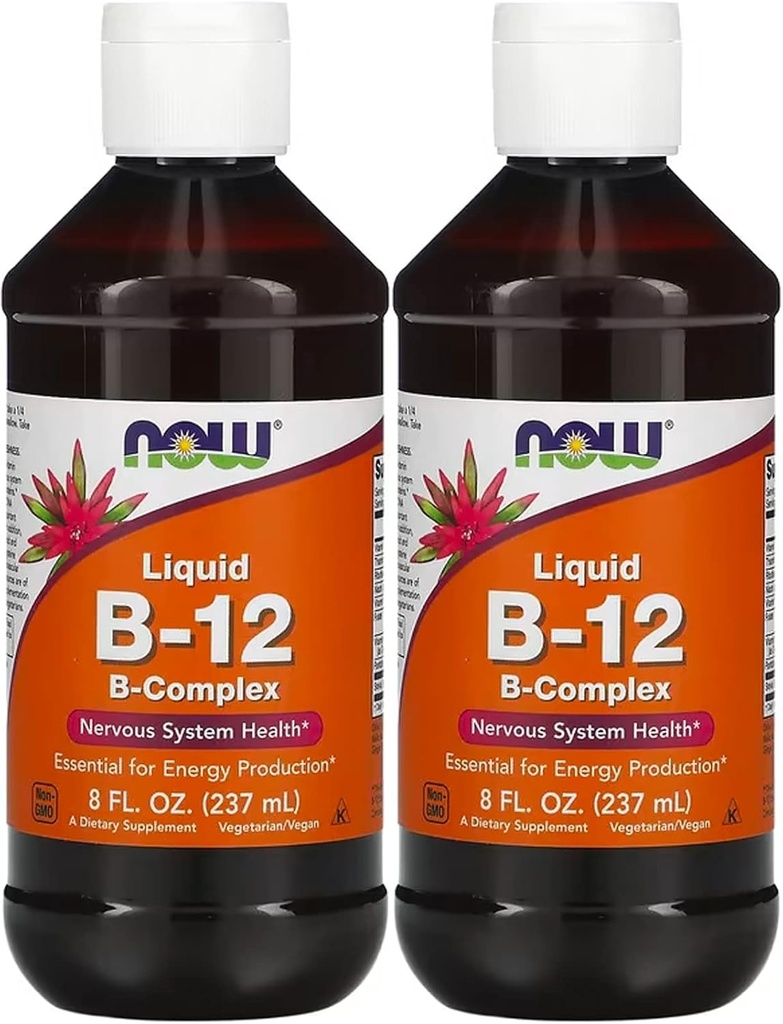 ACUM Alimente Vitamina B-12 lichid, 8 oz (Pachet de 2)
