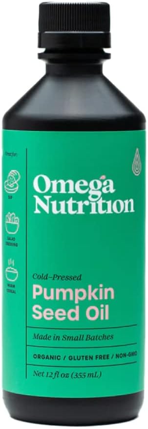 Ulei de semințe de dovleac de nutriție Omega, 12-Ounce