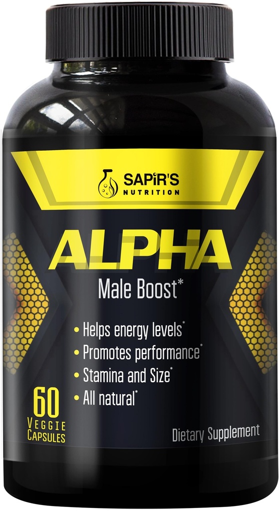 Pastile de extindere Alpha pentru bărbați - Creșterea 2 în 60 zile Masculin Consolidarea Supliment - Horny Goat buruieni Constructor musculare - Booster testosteron pentru bărbați - Energie, Putere, Rezistență, Rezistență, Performanță