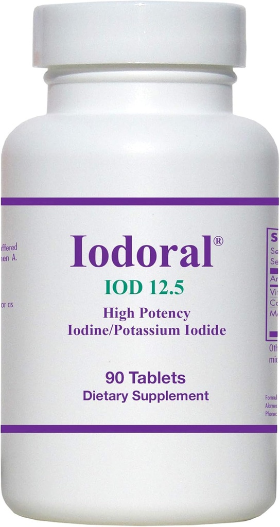 OPTIMOX Iodoral mare potenta Iod potasic Iodidă Suport tiroidian Supliment