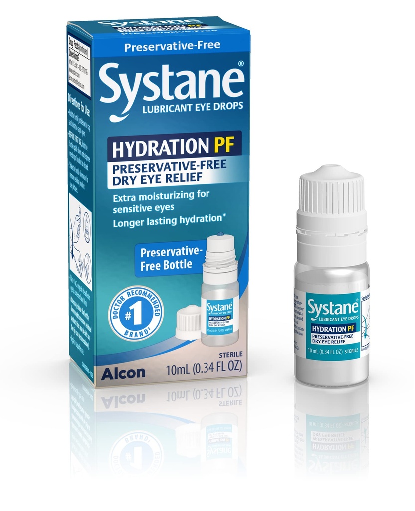Systane Nighttime 3,5g Lubricant Eye Ointment and Systane Hydration 10ml Lubricant Eye Drops