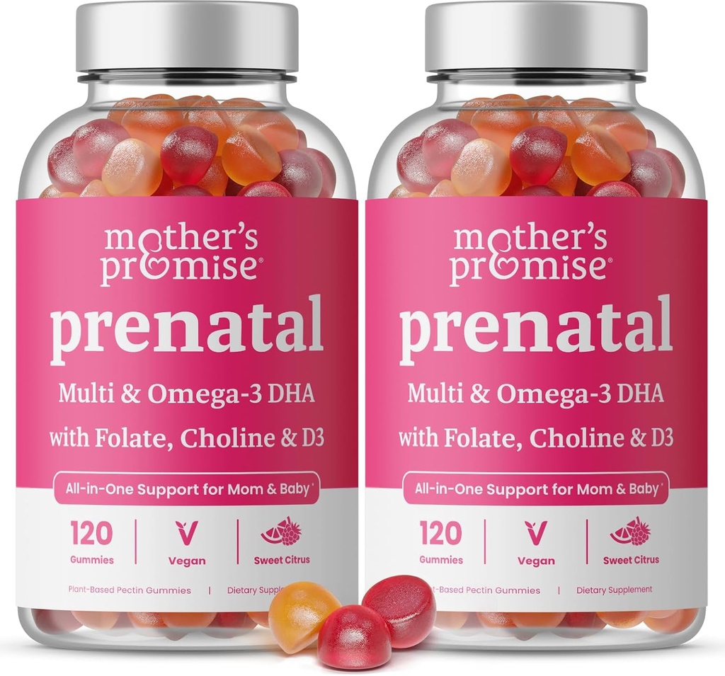 Gume de vitamine prenatale cu DHA 