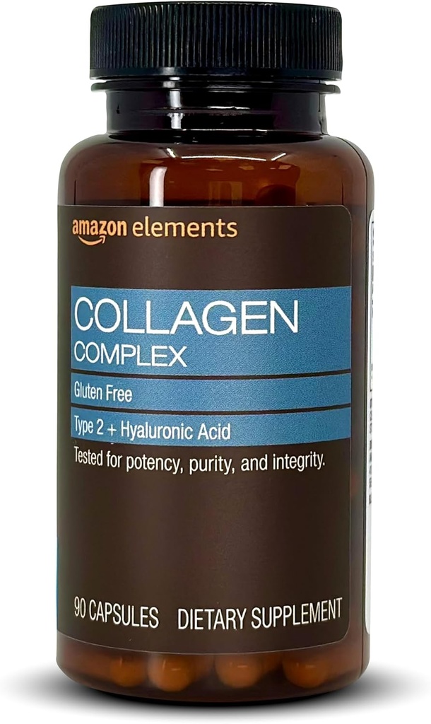 Elemente Complex Colagen cu acid hialuronic, 90 capsule, 3 luni de aprovizionare