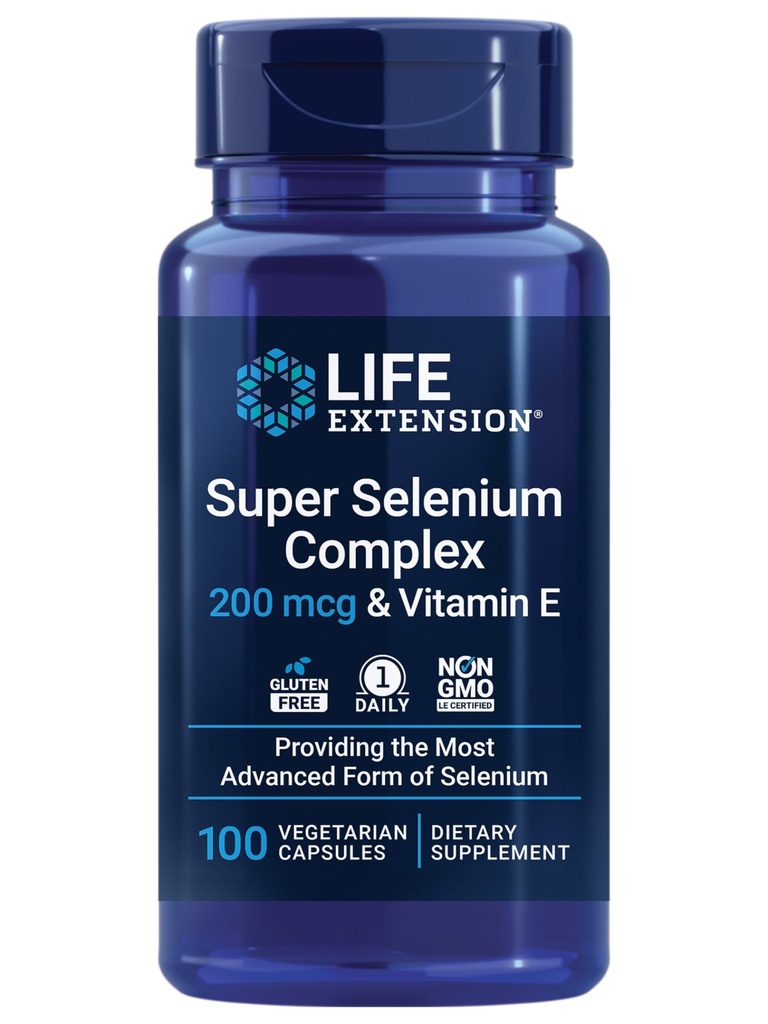 Extensie de viață Super Seleniu Complex, 200 mcg 