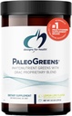 Design-uri pentru sanatate PaleoGreens - Peste 90% Ecologic Green Shake Powder cu legume, fructe de padure, enzime + Antioxidanti - Non-GMO, Drink Mix, Lemon-Lime Aroma (30 Servings / 270g)