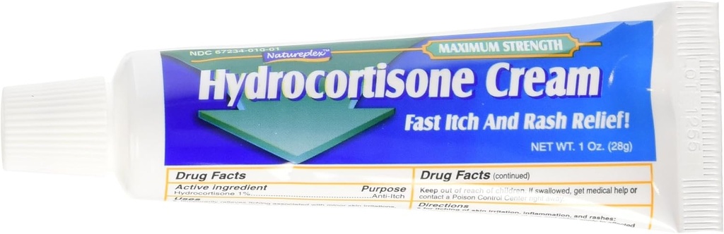 Natureplex Hydrocortizon 1% Crema, 1 Ounce (Pachet de 3)