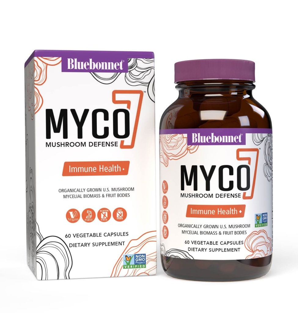BlueBonnet Nutrition Myco-7 Mushroom Defense 