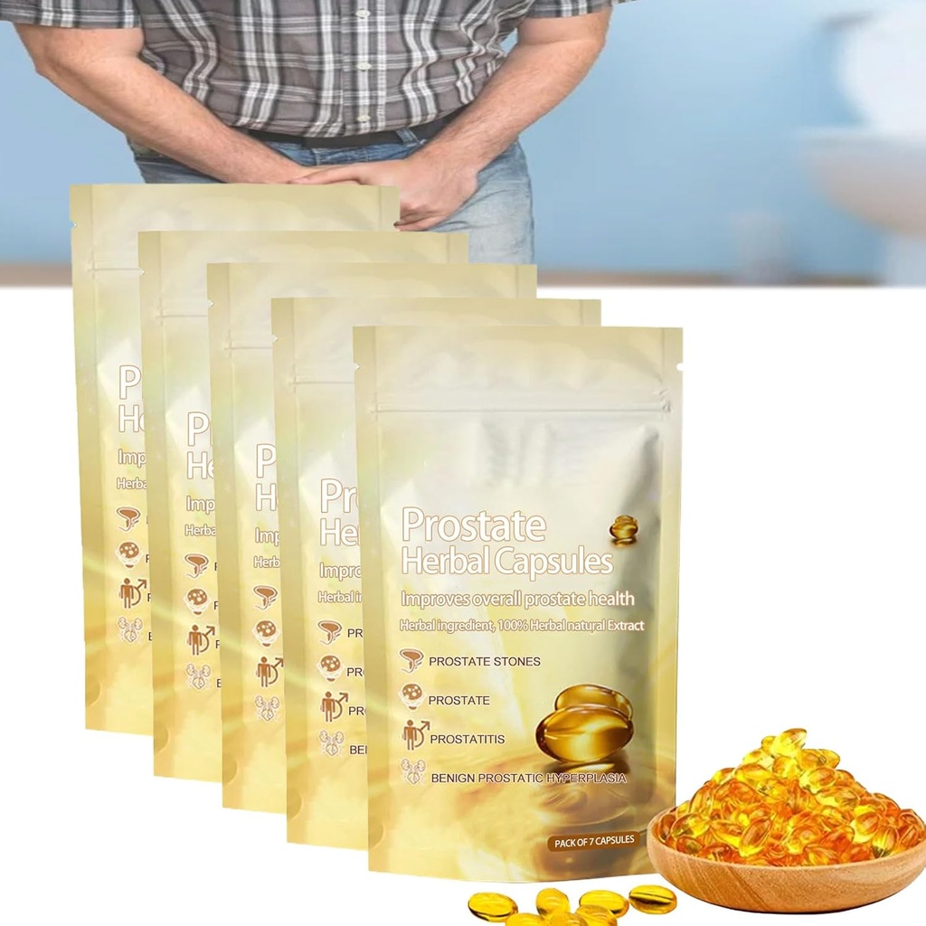 Capsule naturale de prostată FemiPure, 7pcs/Bag Capsule din plante naturale femipure, capsule naturale din plante prostate (5pcs)