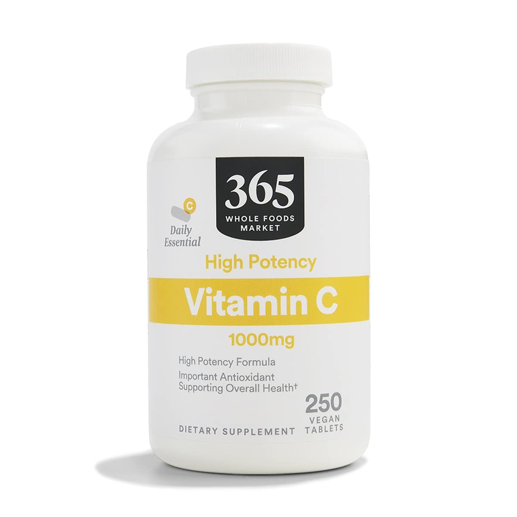 365 Prin Whole Foods Market, Vitamina C 1000Mg, 250 Conte