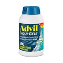 Advil Liqui-Gels mini-durere Reliever și Reductor de febră, Medicina durere pentru adulți cu Ibuprofen 200mg pentru ameliorarea durerii - 200 capsule umplute cu lichid