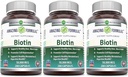 Amazing Nutrition Biotin 10000 Mcg Supliment alimentar, 200 capsule (200 capsule (Pachet de 3))