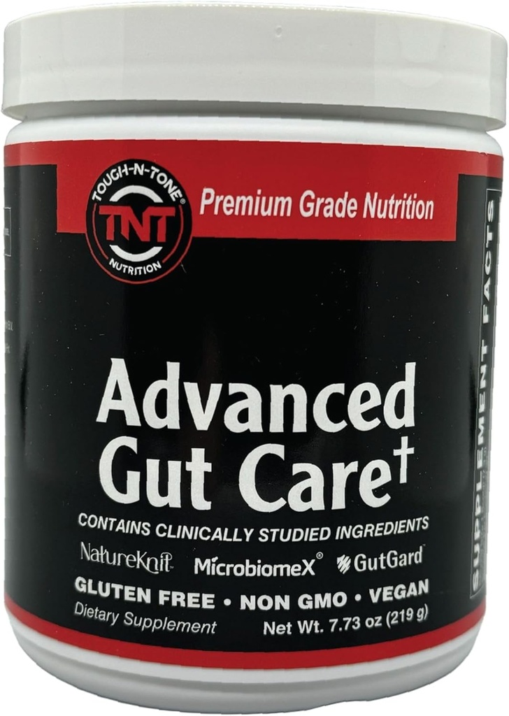 Tough-N-TONE Advanced Gut Care Health Non-GMO, Gluten Free, Vegan