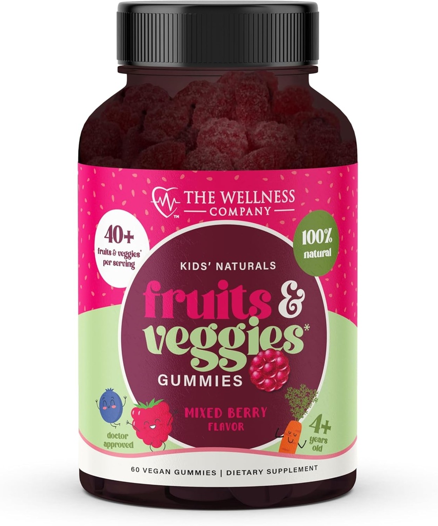 Compania Wellness Kids Naturals Fruits & Veggie Gummies 