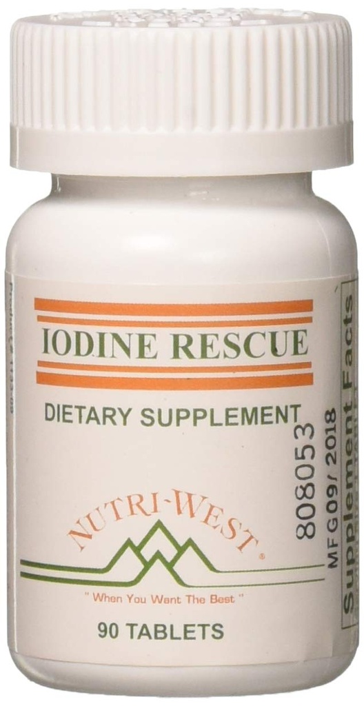 Iod de salvare 90 comprimate de Nutri West de Nutri-West