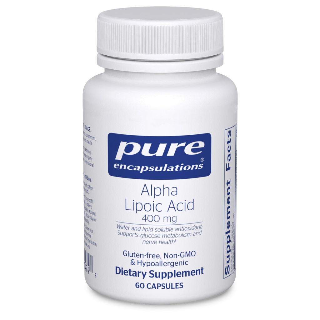 Pure Encapsulations Alpha Lipoic Acid 400 mg 