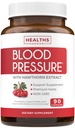 Suplimentul de suport al tensiunii arteriale (NON-GMO) Premium plante aromatice naturale, vitamine si fructe de padure - doza mare de Hawthorn Berry Extract 