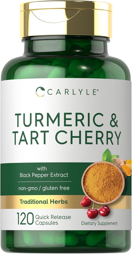 Carlyle Turmeric și capsule de cireșe Tart 