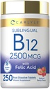 Carlyle Vitamina B12 Sublingual 2500 mcg 