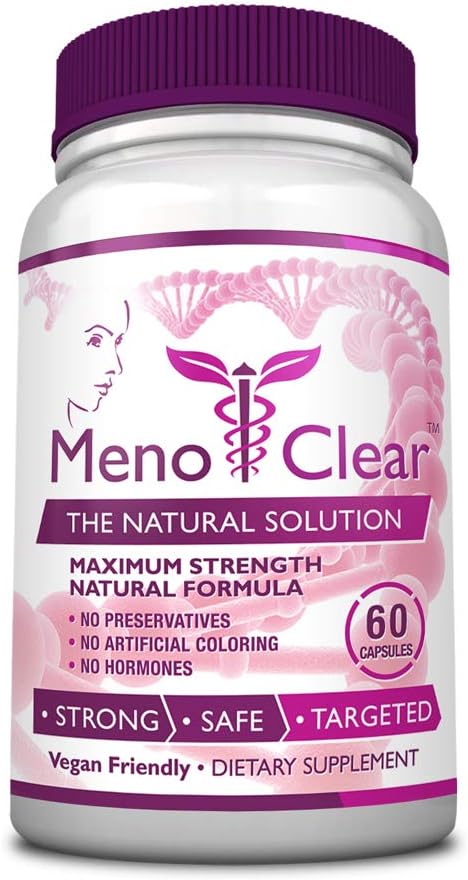 Sănătatea consumatorilor MenoClear Night - 30 capsule - Menopauza de îngrijire - Reducere Flash-uri fierbinți, Swings, și iritabilitate - Melatonina, Valerian, Hesperidin - Made in the USA