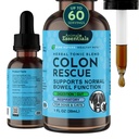 Animale Essentials Colon Salvare pentru câini și pisici - Constipație Relief, Stool Softner cu Elm alunecos, Root Marshmallow, Root Licorice - 1 Fl Oz