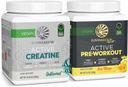 Active Preworkout Hidratare Blend & Creatine Monohidrat Set de pulbere 
