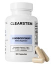 CLEARSTEM - Mindbodyskin Hormonial Acnee Supliment (5-HTP) - Natural DIM Supliment - Vitamine de îngrijire a pielii - Echilibru hormonal, antioxidanti - Gluten gratuit, Cruzime liber - 30 Serviri, 90 capsule