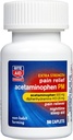 Rite Ajutor Extra Putere PM Ajutor Durere Caplete, 500 mg Acetaminofen / 25 mg Difenhidramină - 50 Conte 