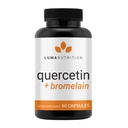 Luma Nutrition Querbetin 500mg - Querbetin cu supliment de Bromelain - Antioxidant - Suport Imun - Vegan & Gluten-Free - 60 capsule